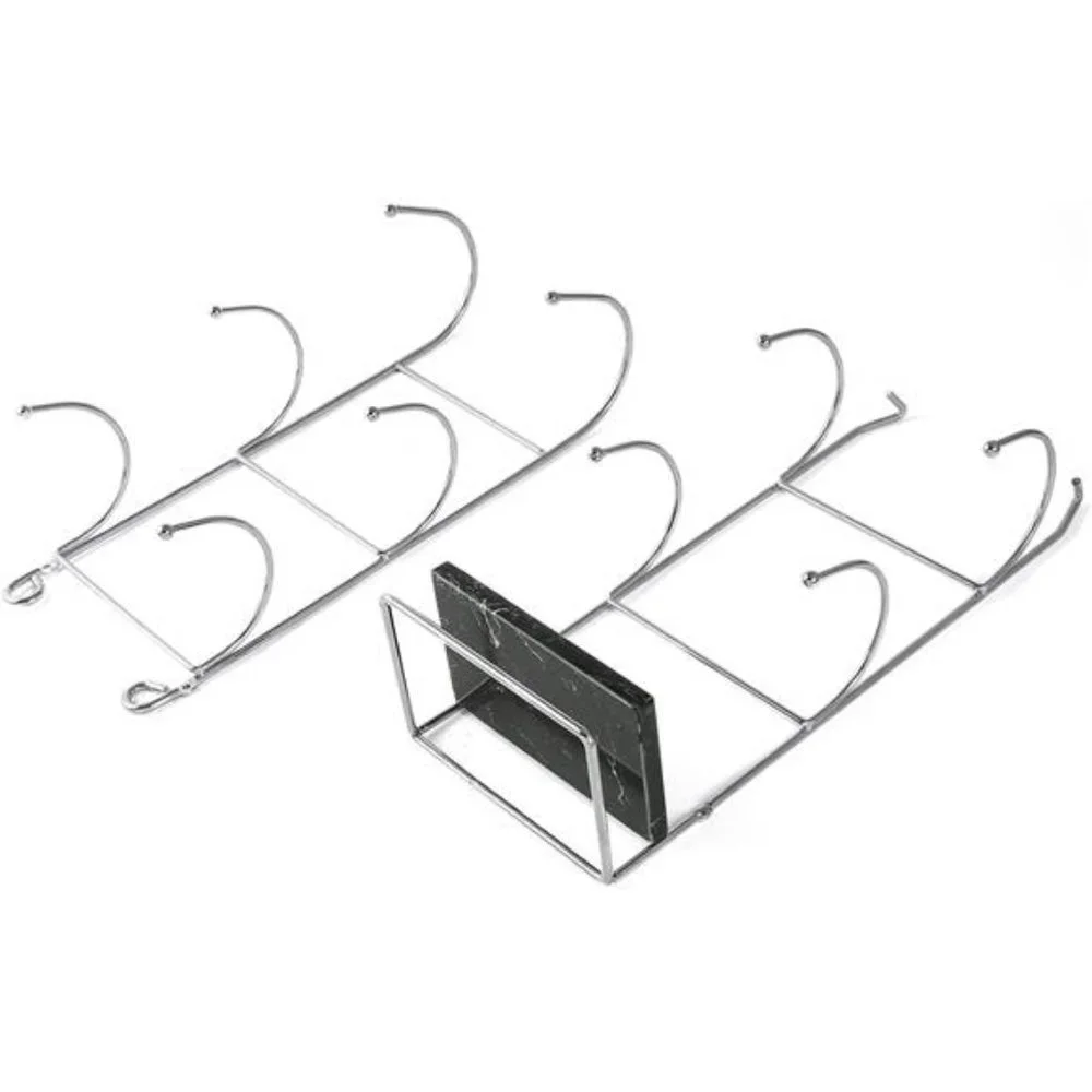 Towel Rack Wall Mounted Metal Wine Rack, Metal Towel Racks